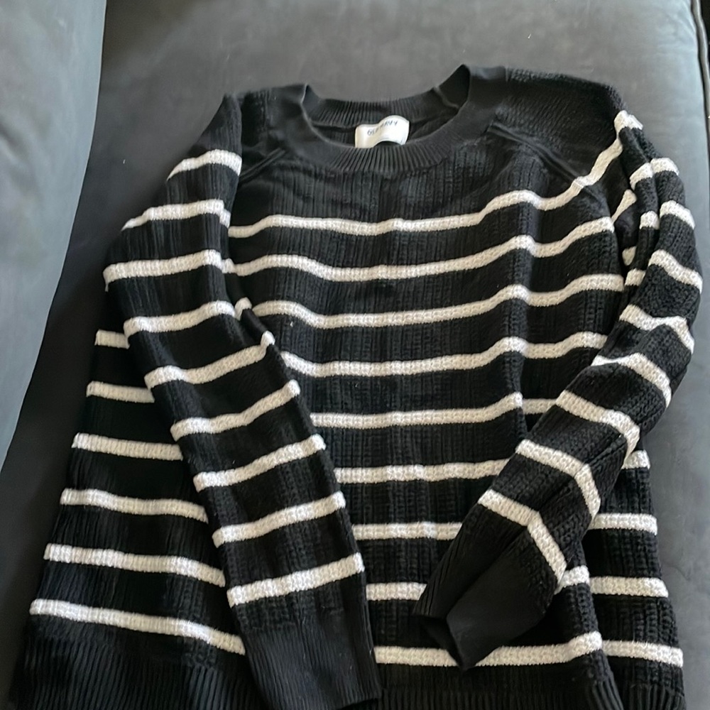 Old Navy Chunky Knit Striped Sweater - Large